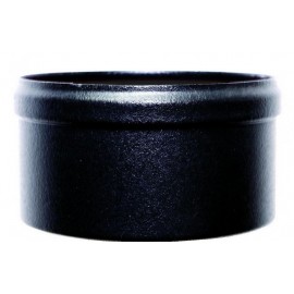 Condensatie cap zwart metaal, diameter Ø80mm.