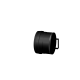 Compleet rookkanaal set voor pelletkachel RVS zwart, Ø80mm premium line