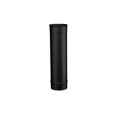 Pelletkachel rookkanaal zwart RVS, Ø100mm premium line, 250mm pijp
