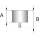Enkelwandig rookkanaal RVS, Deksel/condensafvoer, diameter Ø150
