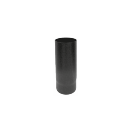 Kachelpijp zwart geëmailleerd staal, diameter Ø120, 500mm pijp
