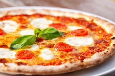 Romeinse verse pizza Margherita